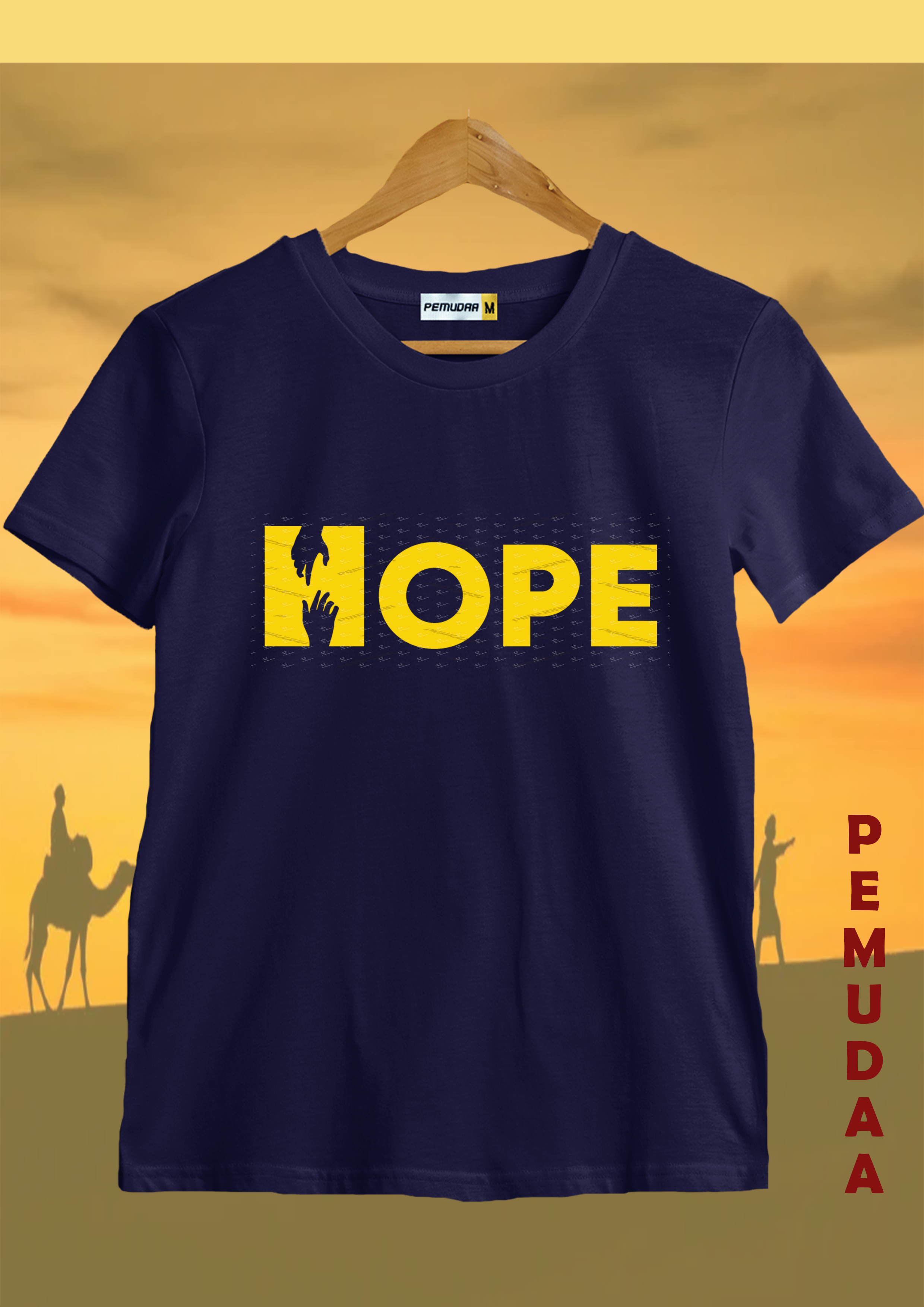 Hope Printed Cotton T-Shirt – Minimal Inspirational Graphic Tee