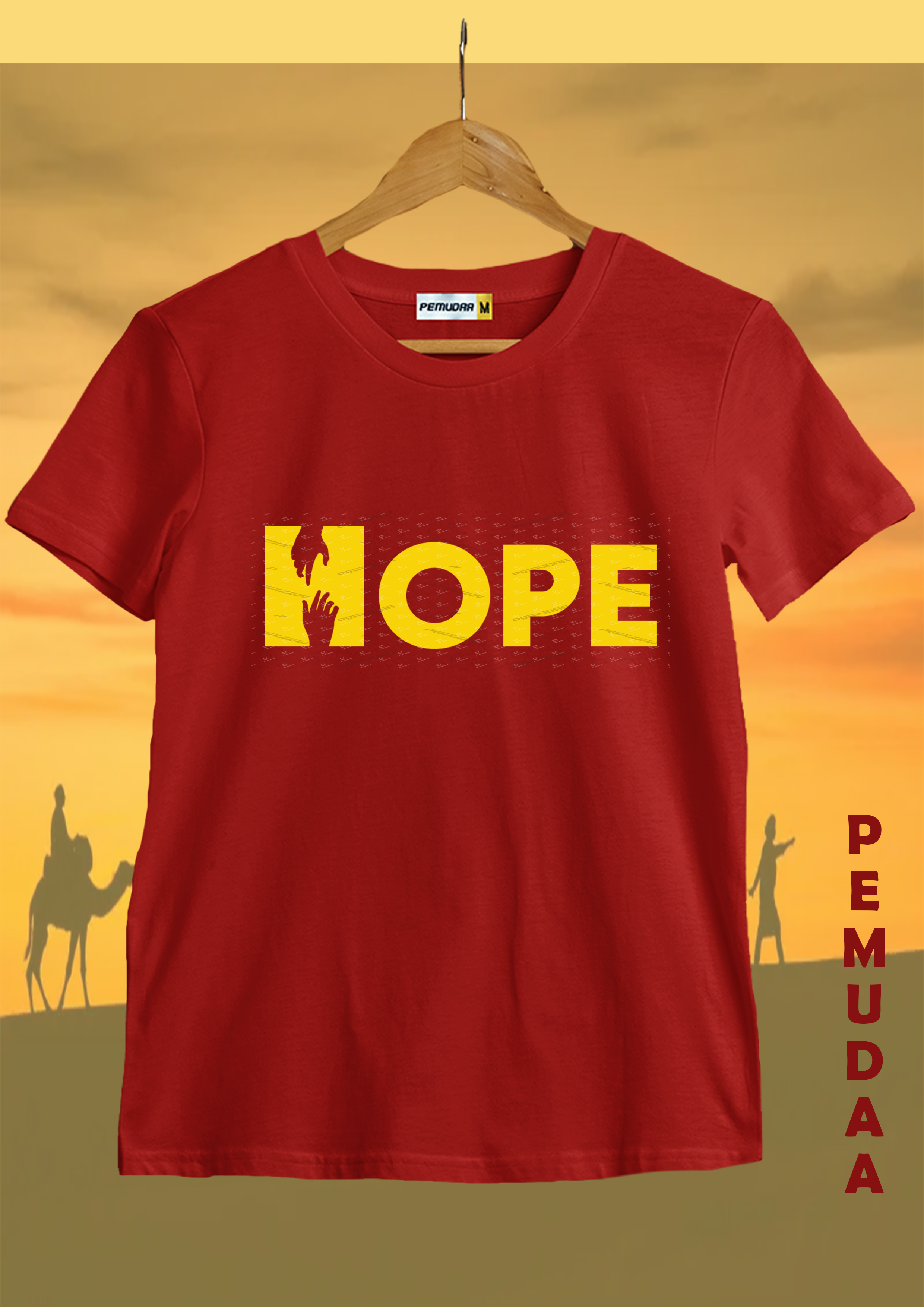 Hope Printed Cotton T-Shirt – Minimal Inspirational Graphic Tee