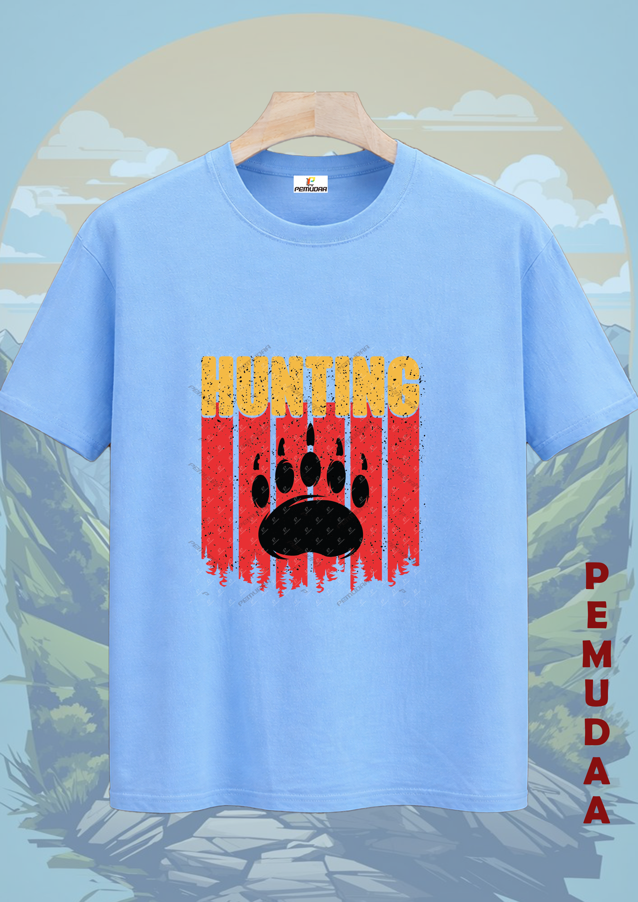 Haunting Printed T-Shirt – Dark Aesthetic Graphic Cotton Tee