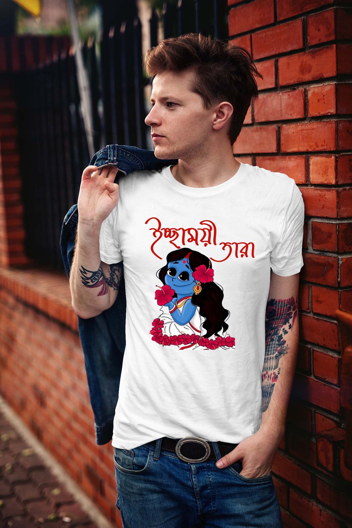 Ichchamayee Tara Ma Kali half cotton  T shirt