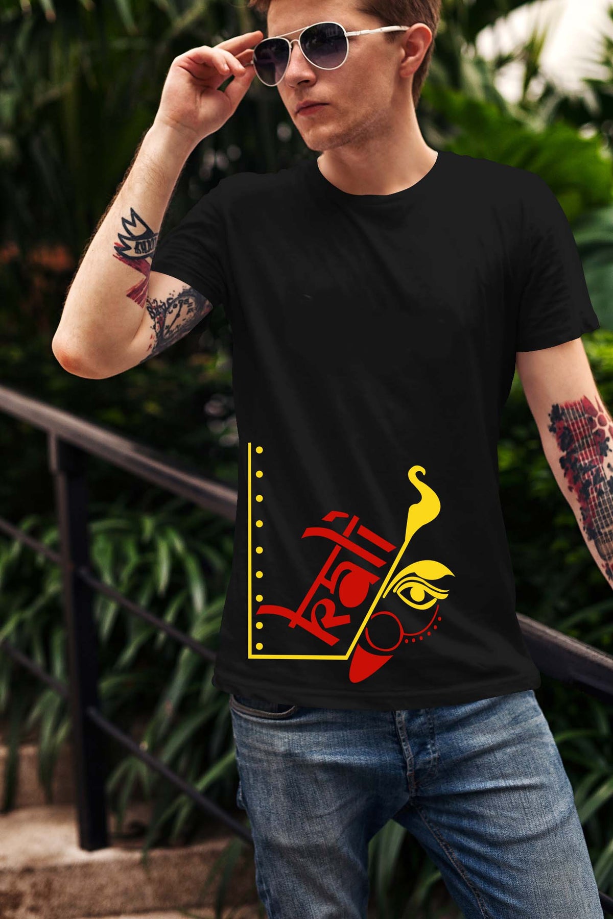 Maa Kali Bengali cotton T shirt