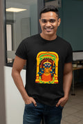 Adi Kali Ma Illustration half cotton T shirt