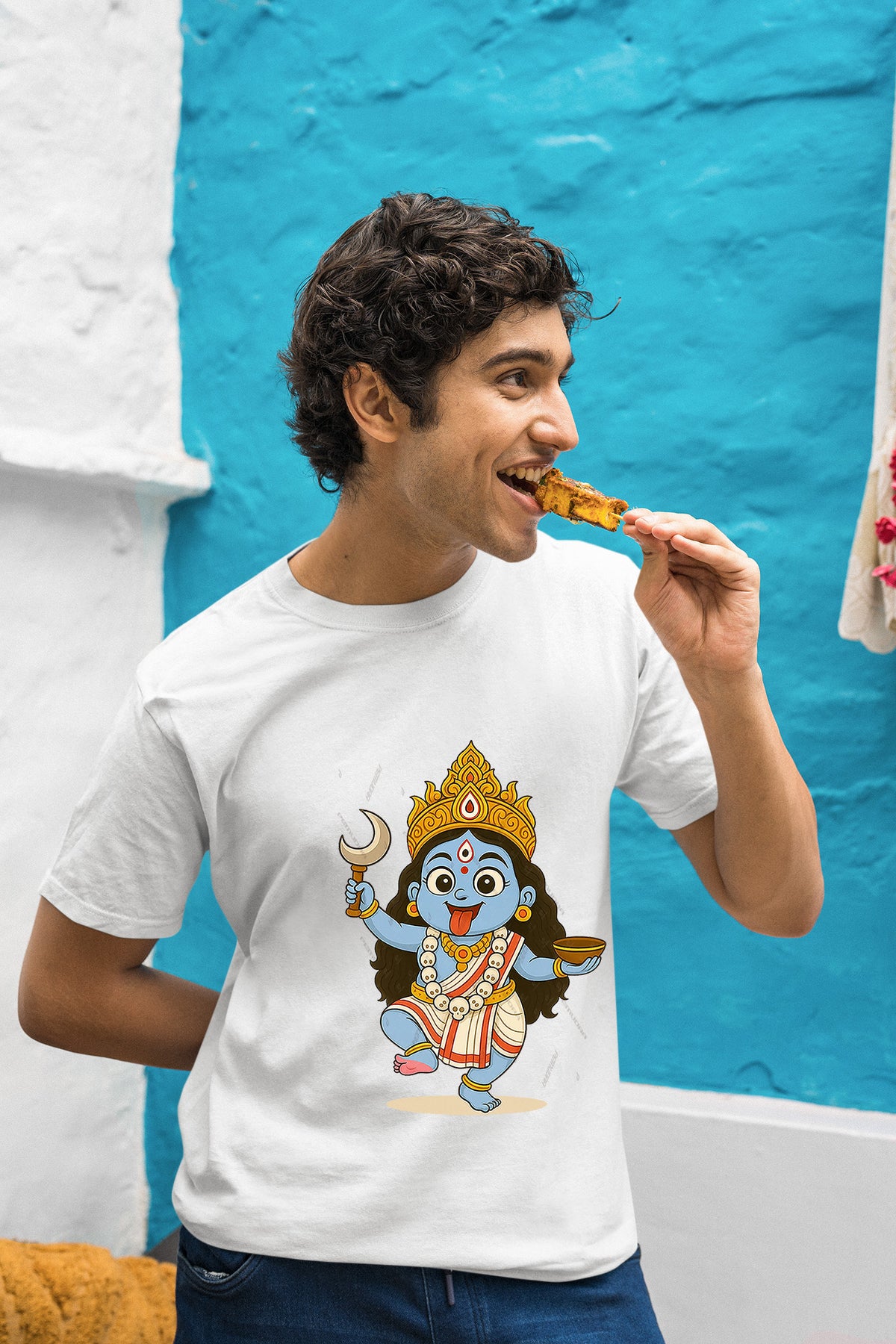 Cute Ma Kali half Cotton T shirt