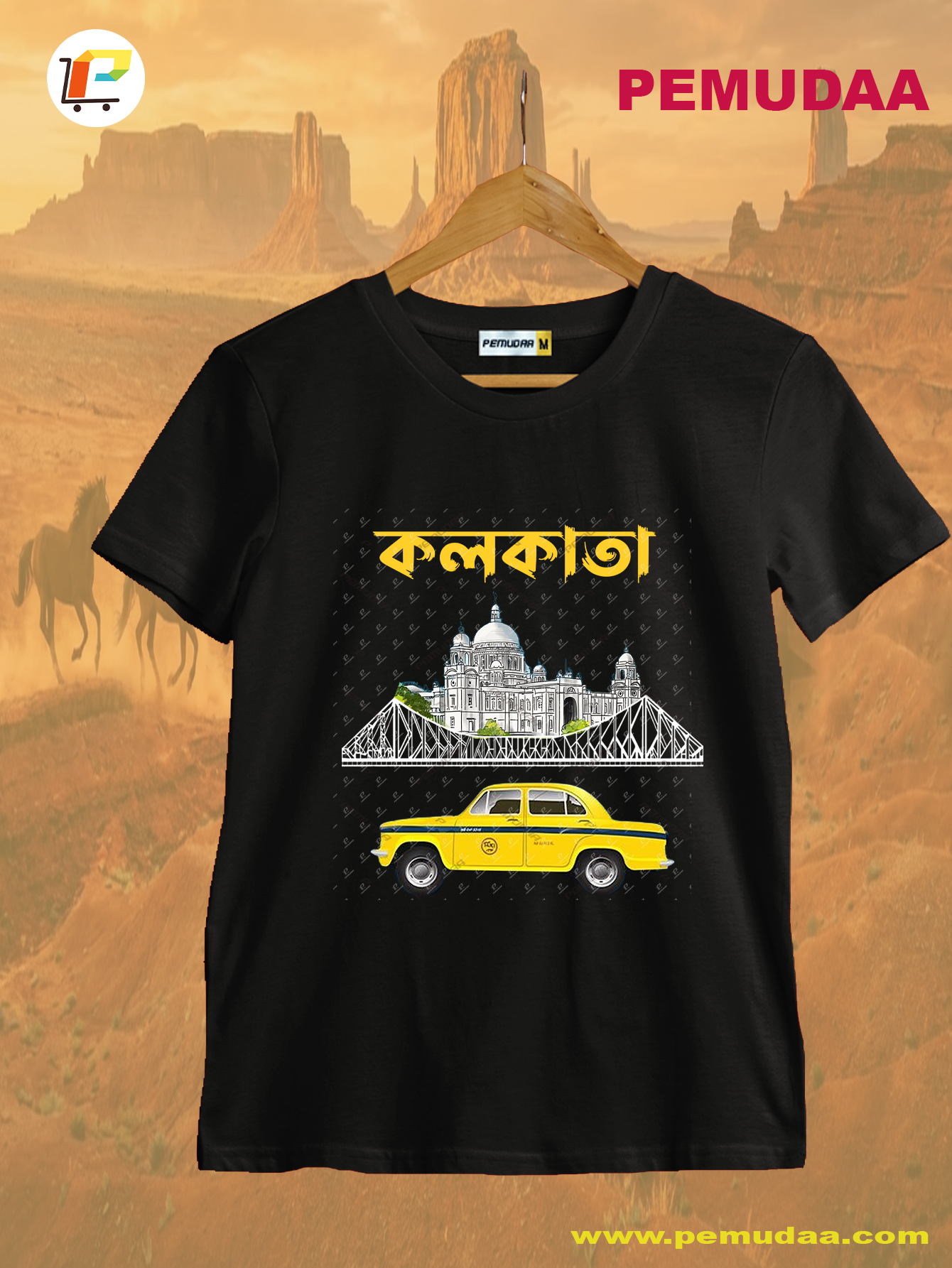 Kolkata Heritage Graphic T-Shirt