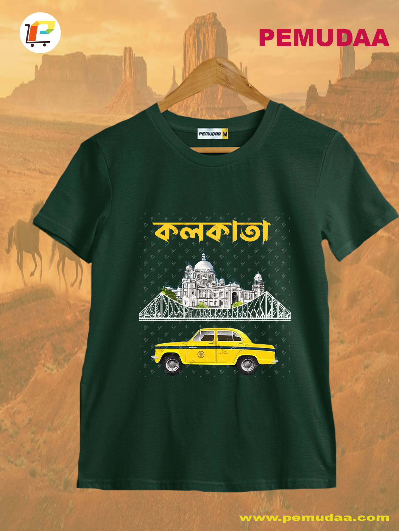Kolkata Heritage Graphic T-Shirt