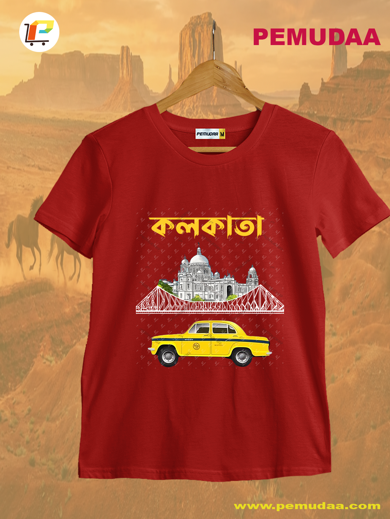 Kolkata Heritage Graphic T-Shirt
