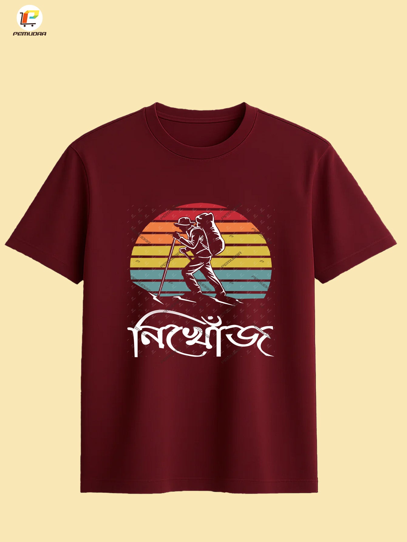Nikhoj Travel Graphic Printed T-Shirt – Bengali Adventure Tee