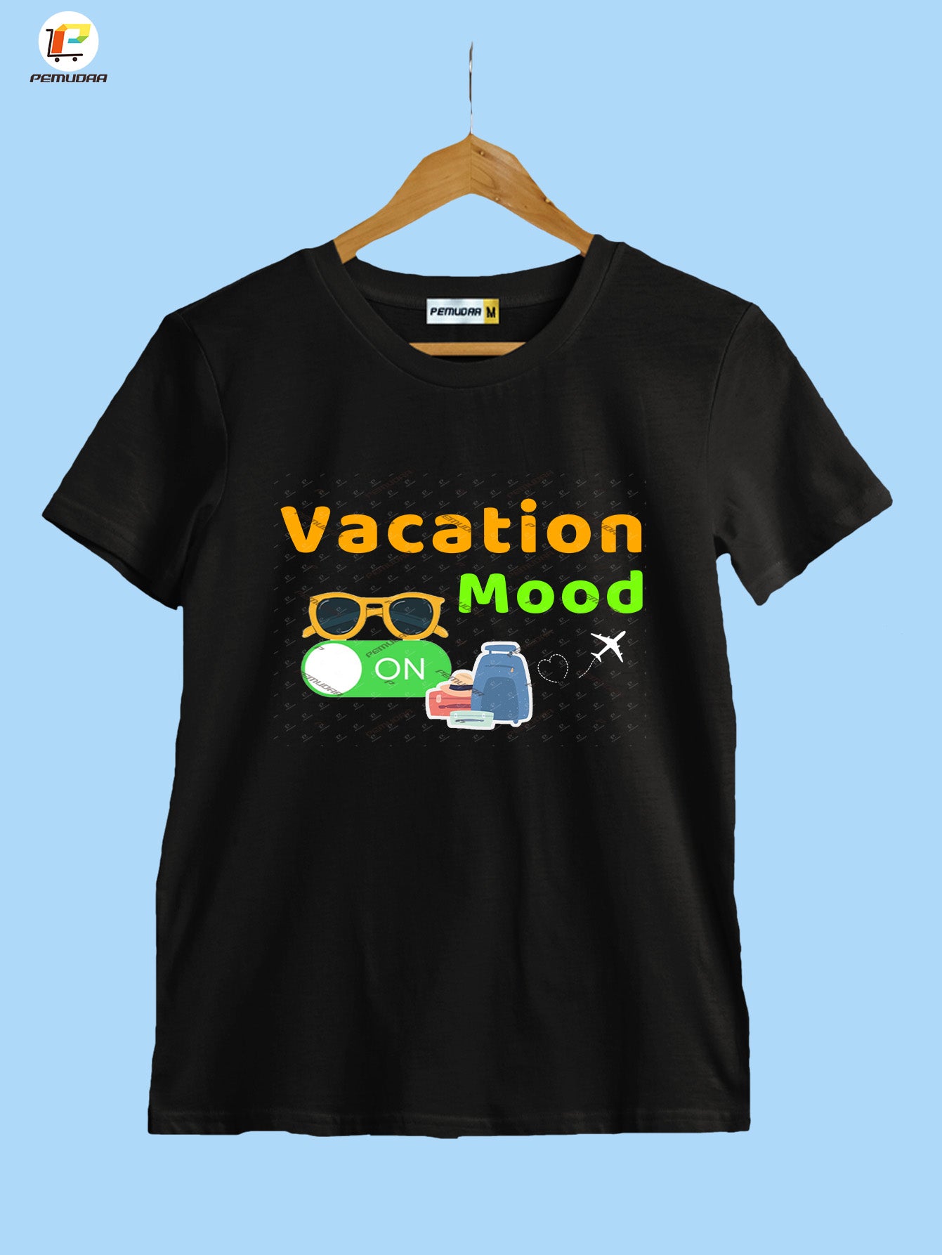 Vacation Mood ON  Printed T shirt