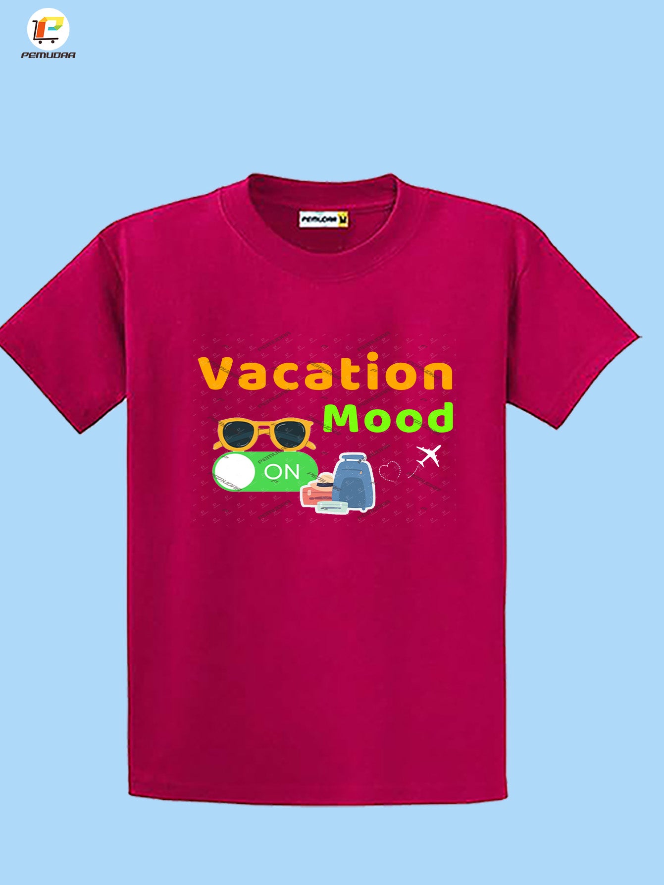 Vacation Mood ON  Printed T shirt