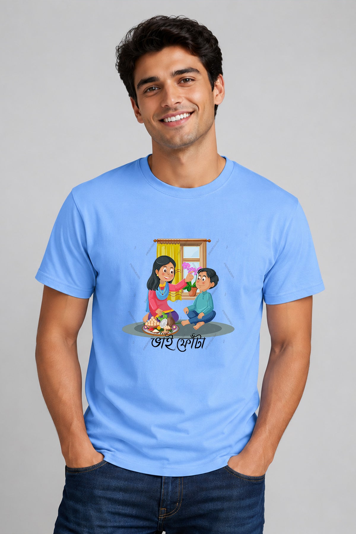 Bhai Fota 2 Half cotton T shirt