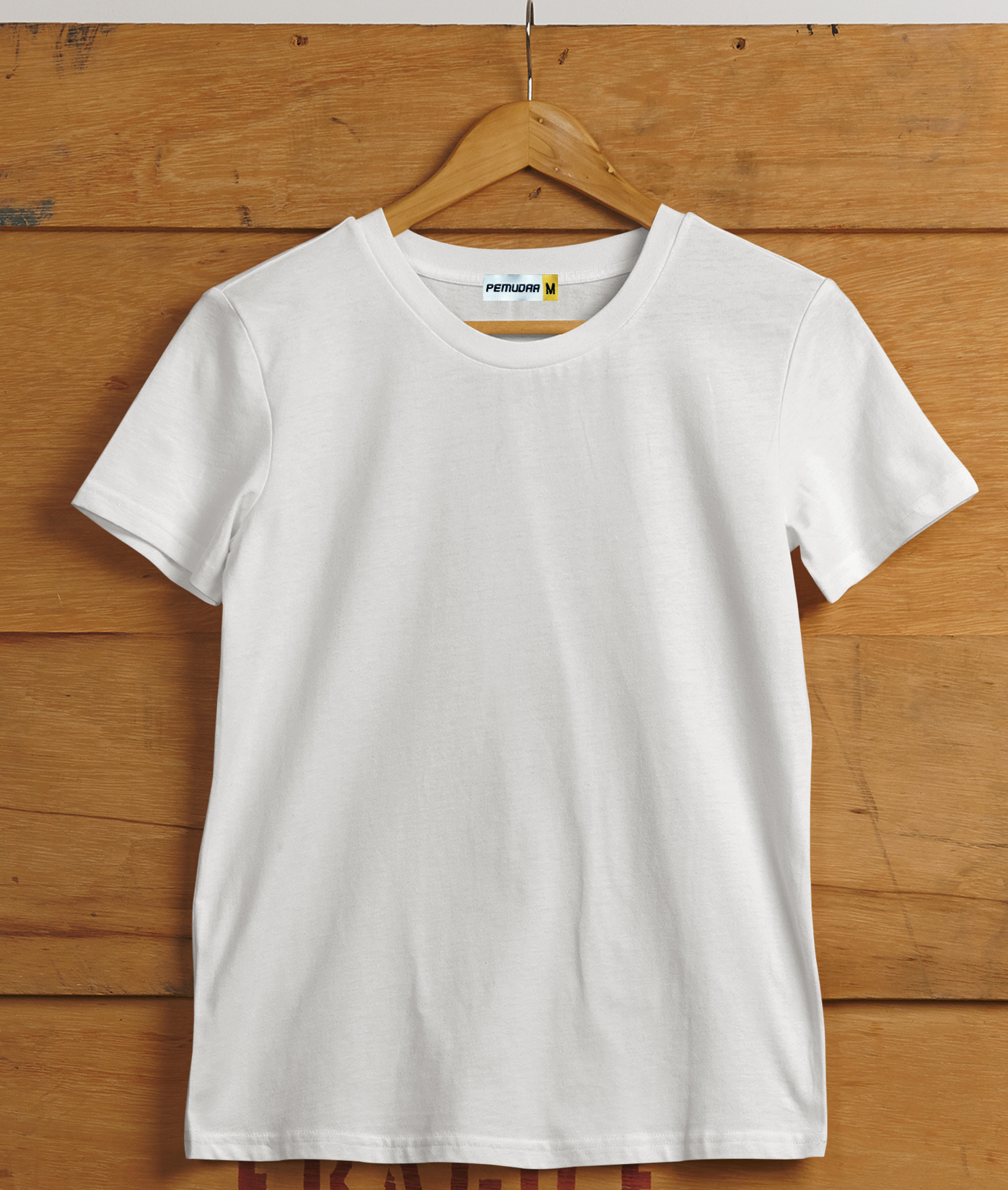 Plain White cotton half sleeve T-Shirt